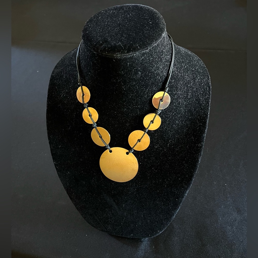 Park Lane Black and Gold Necklace